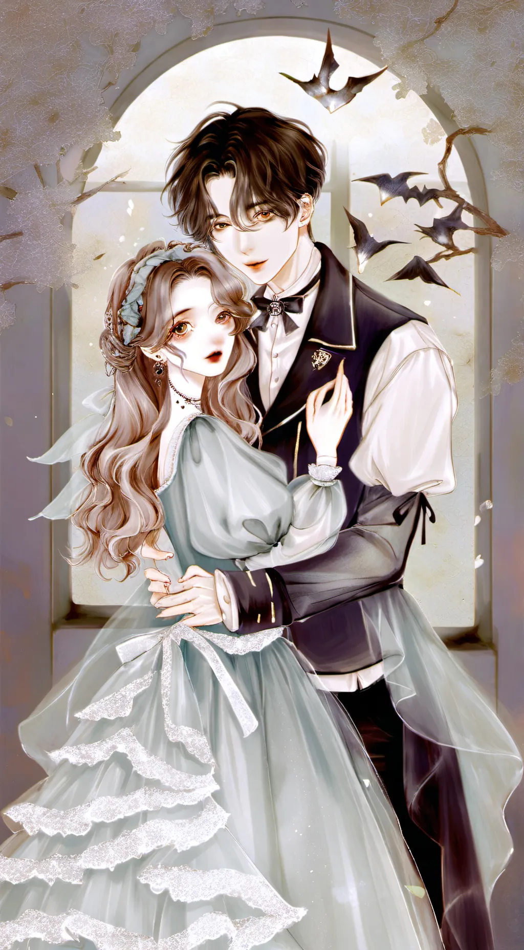 ai character: Axwell y Sharith background