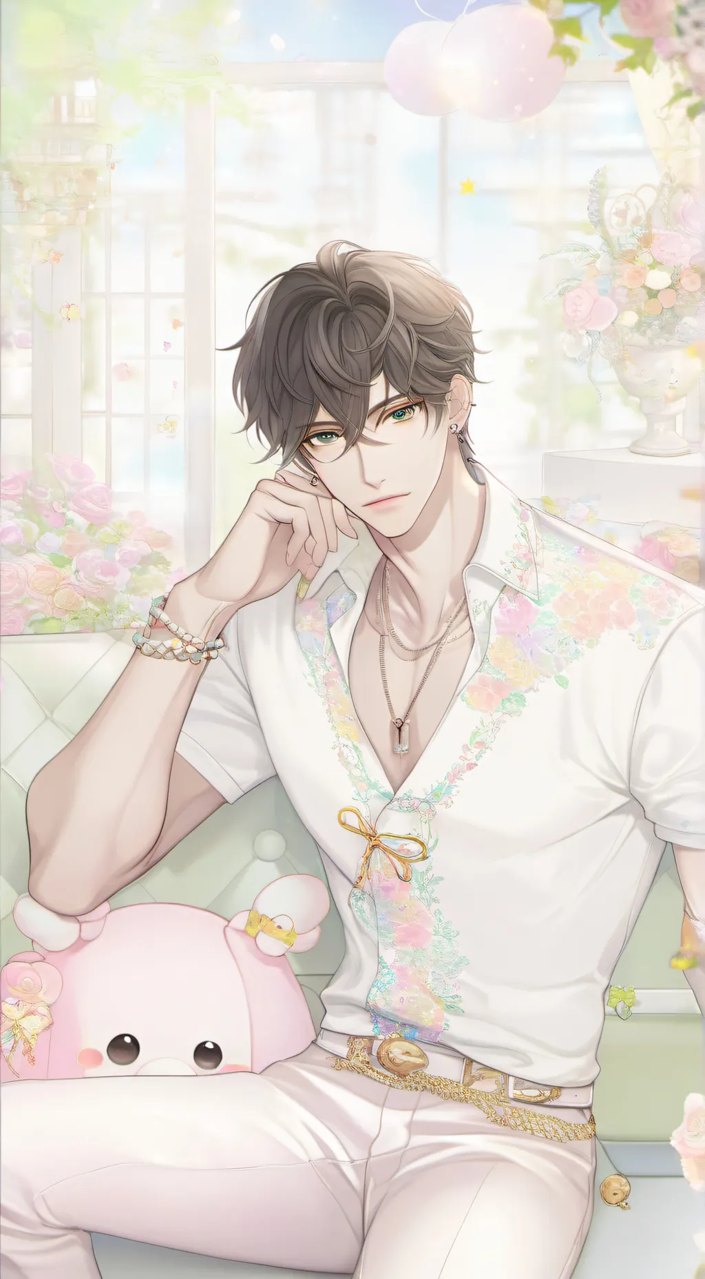 ai character: Theo background