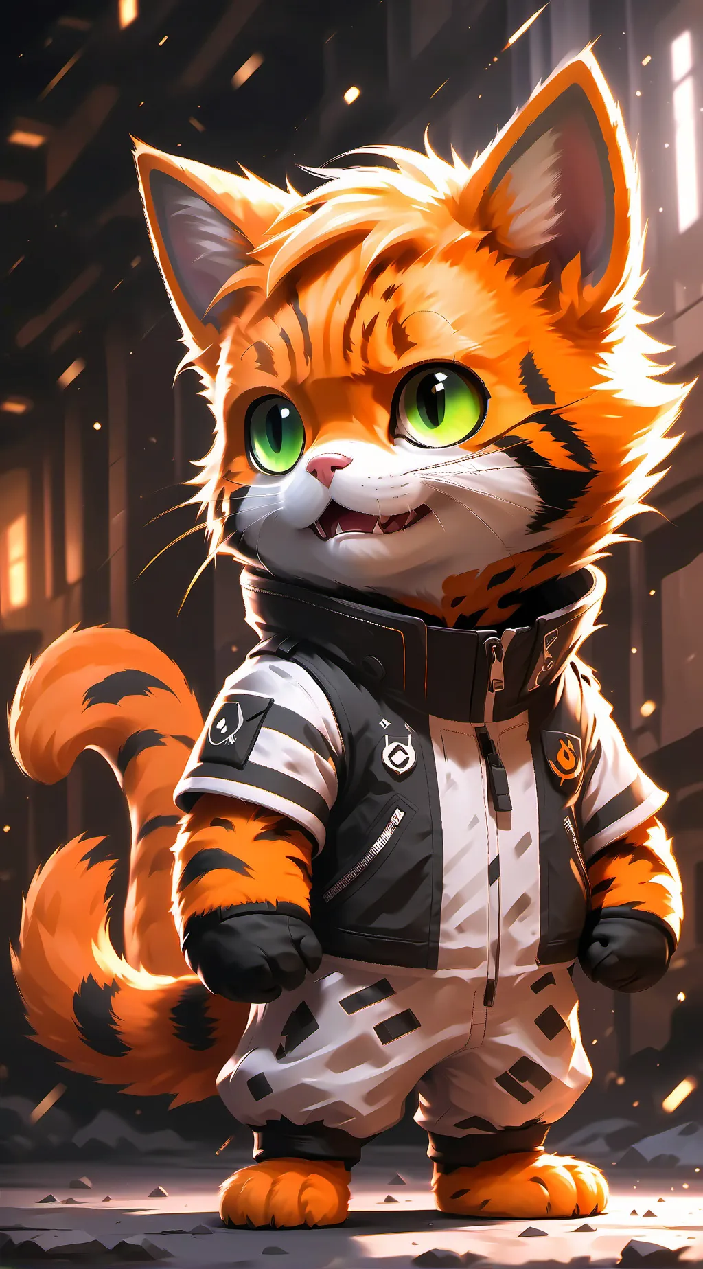 ai character: Petey the cat background