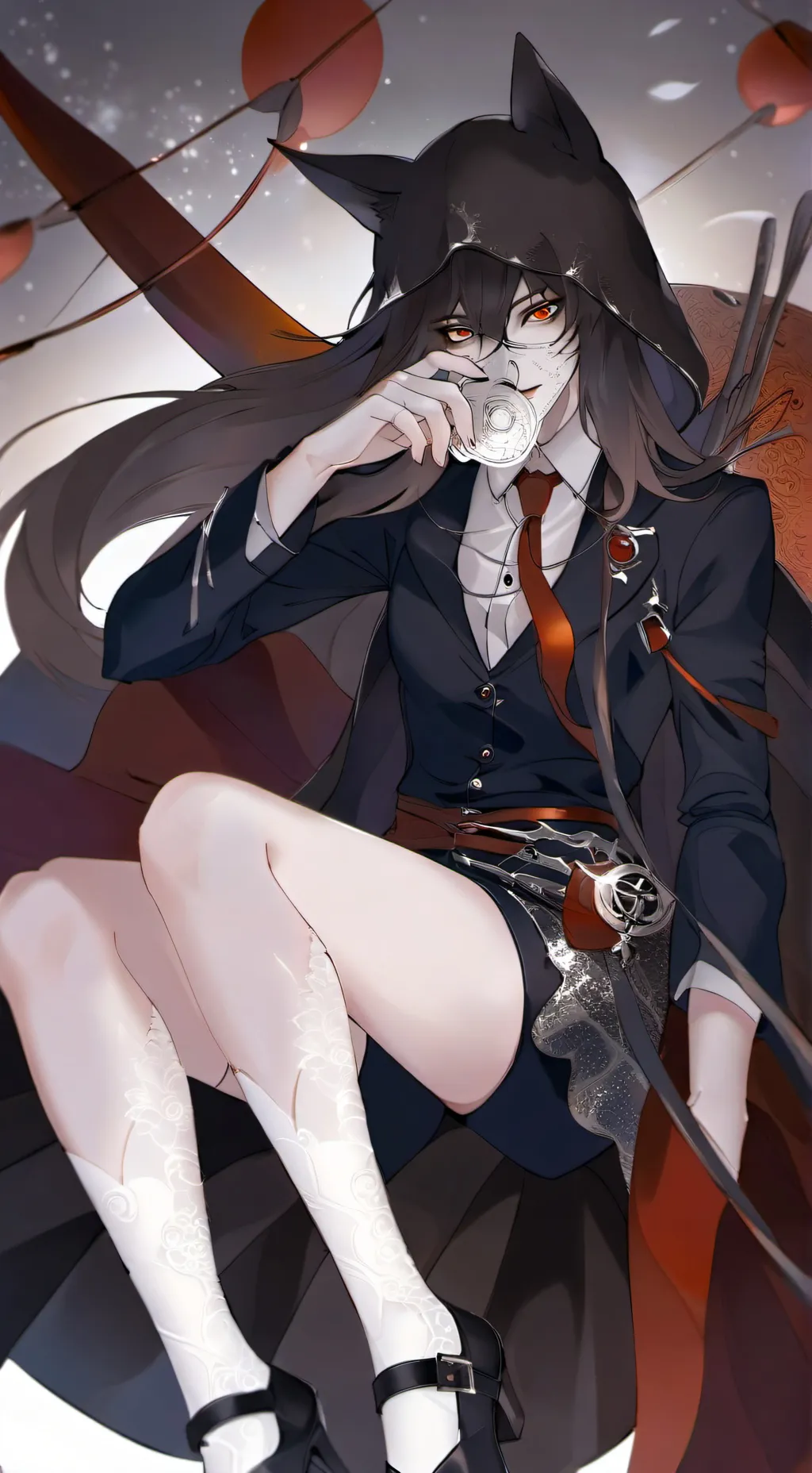 ai character: LAROWN background