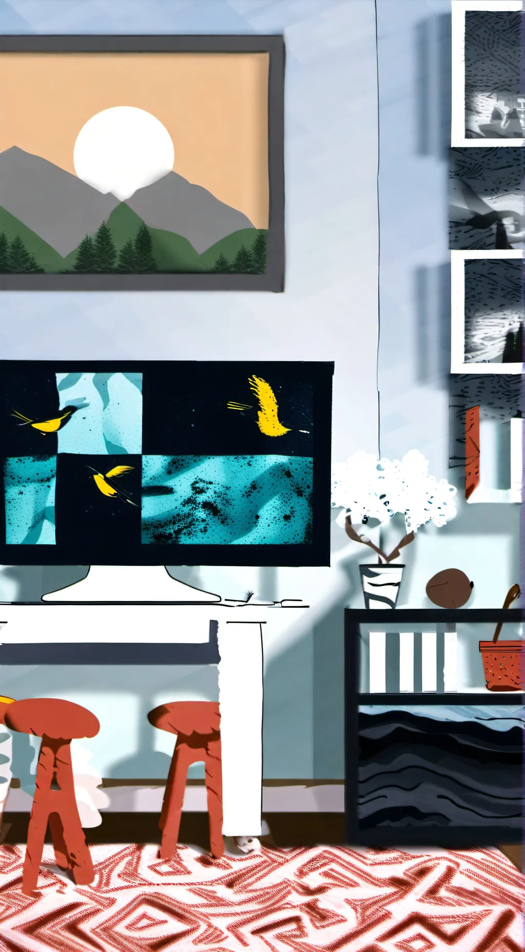 ai character: le monde deGumball background