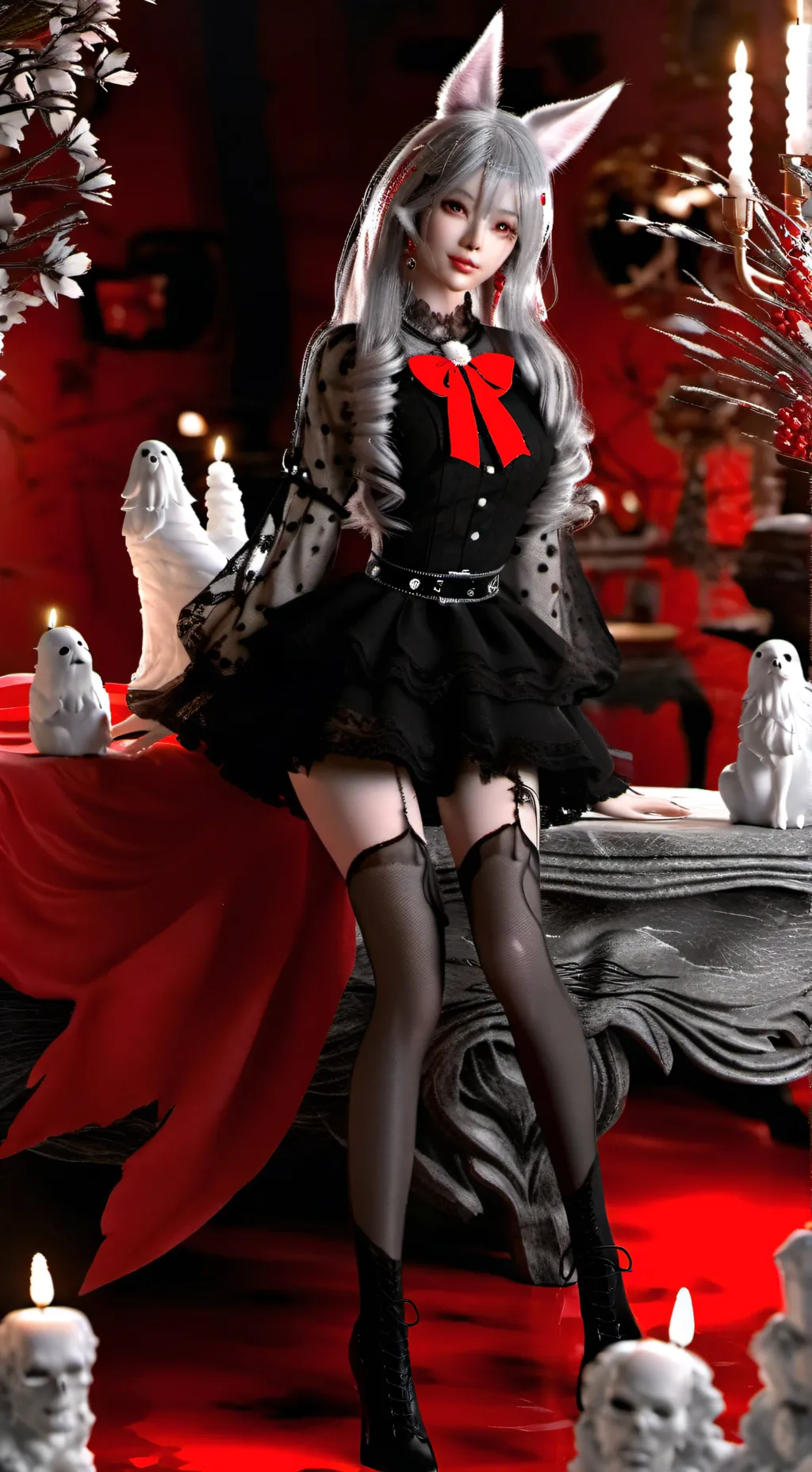 ai character: Angelic background