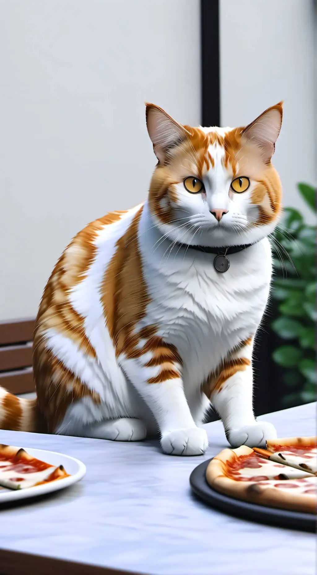 ai character: Pizza kit  background