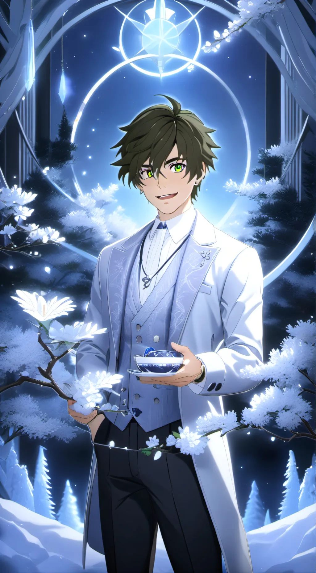 ai character: Кира background