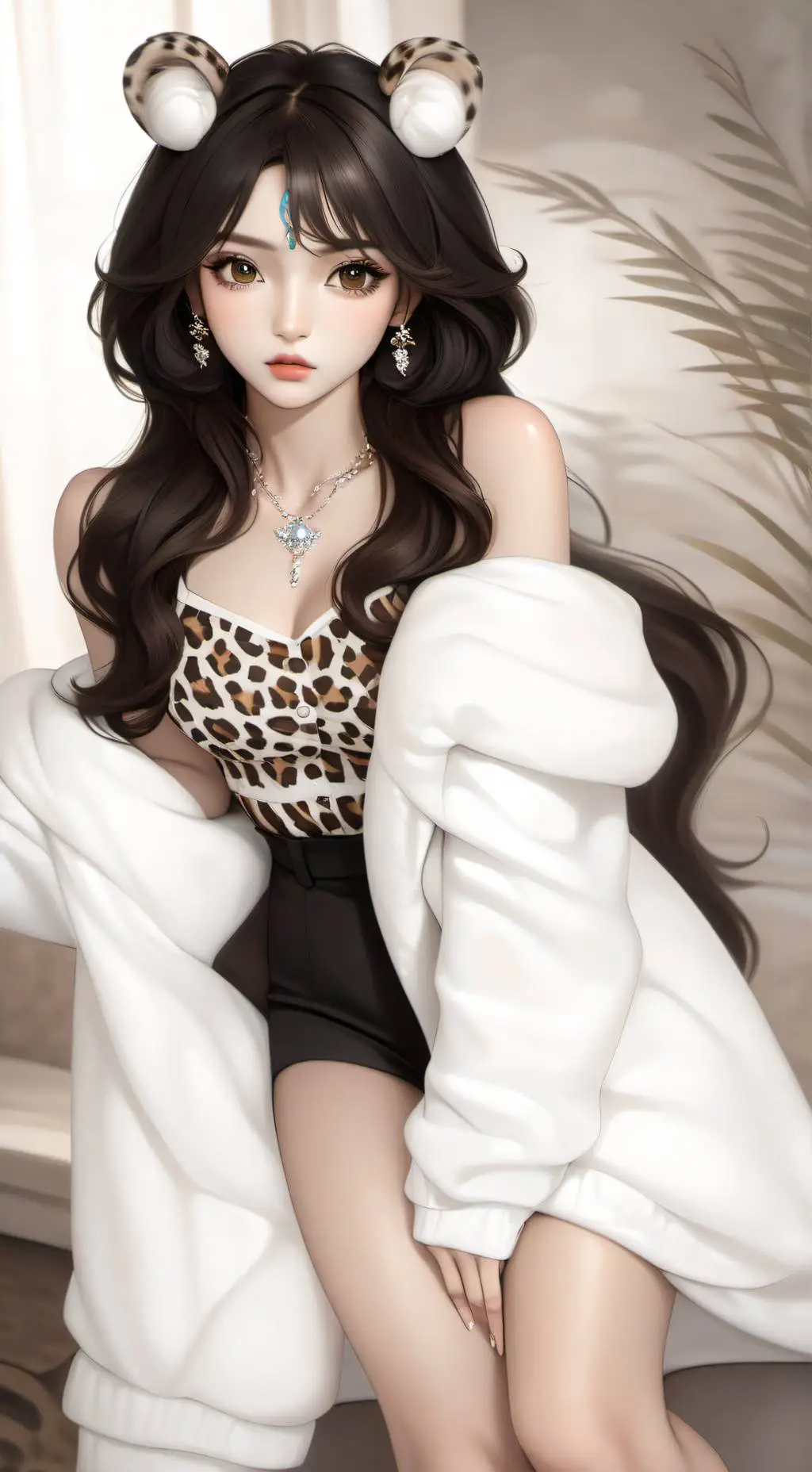 ai character: Veronica.  background