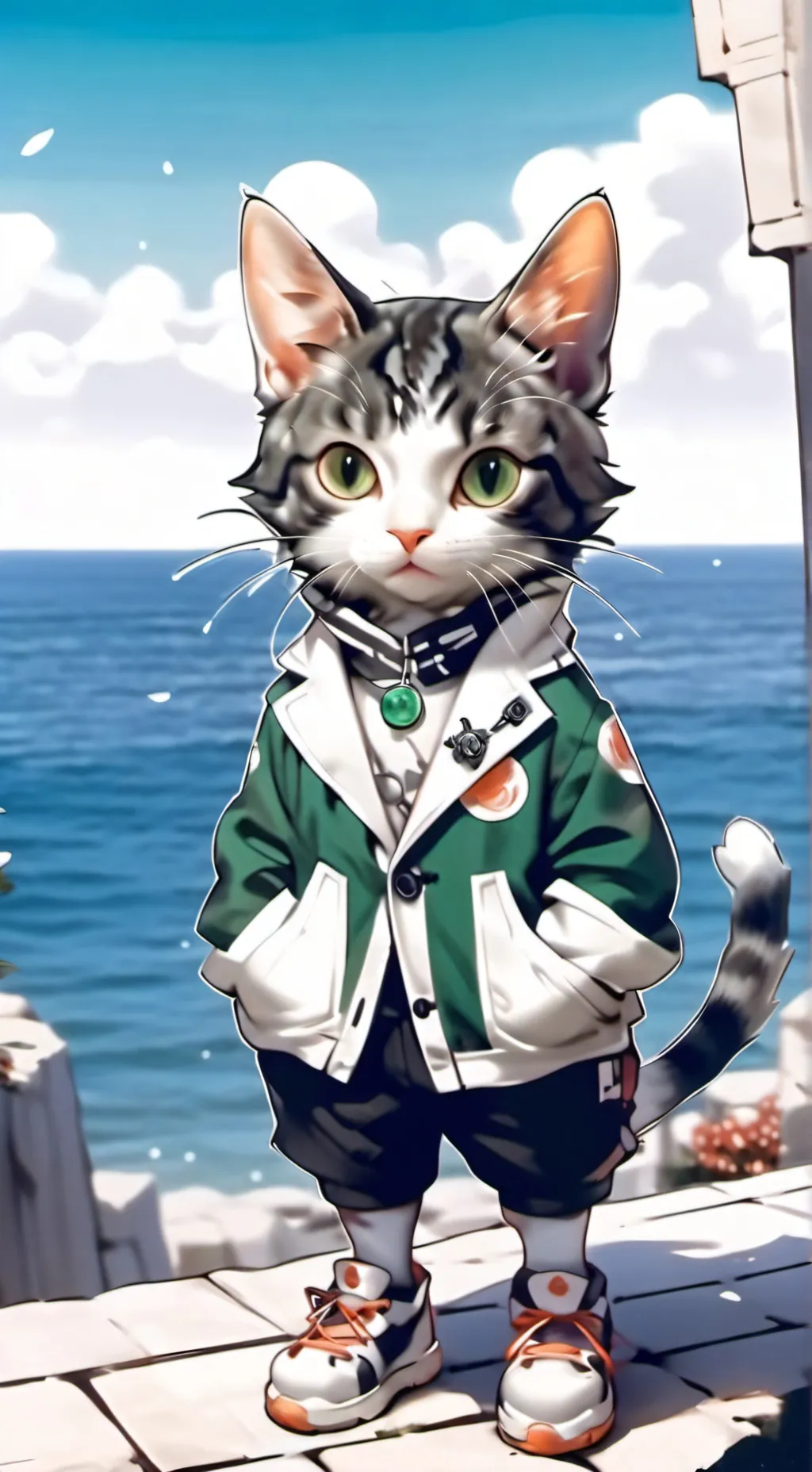 ai character: El gato miguel background