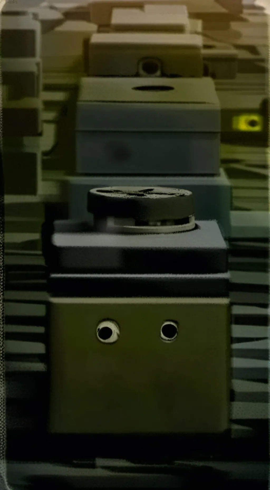 ai character: geometry dash cubo background