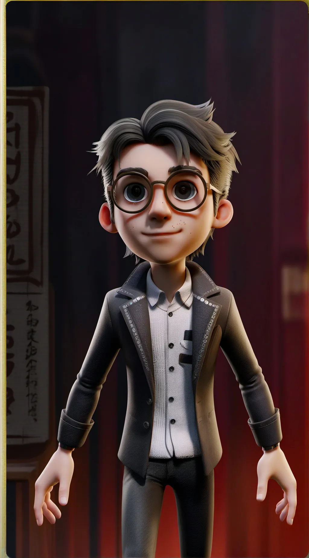 ai character: helloooooooooooooo background