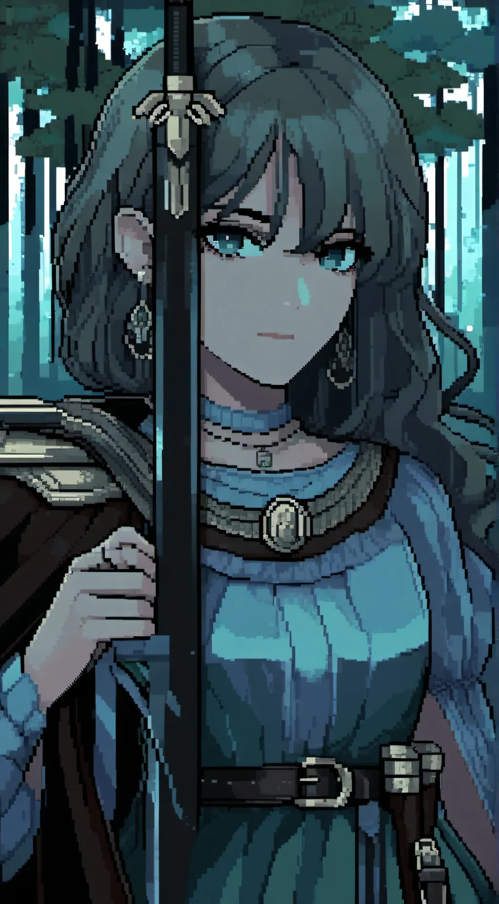 ai character: Diosa dela guerra background