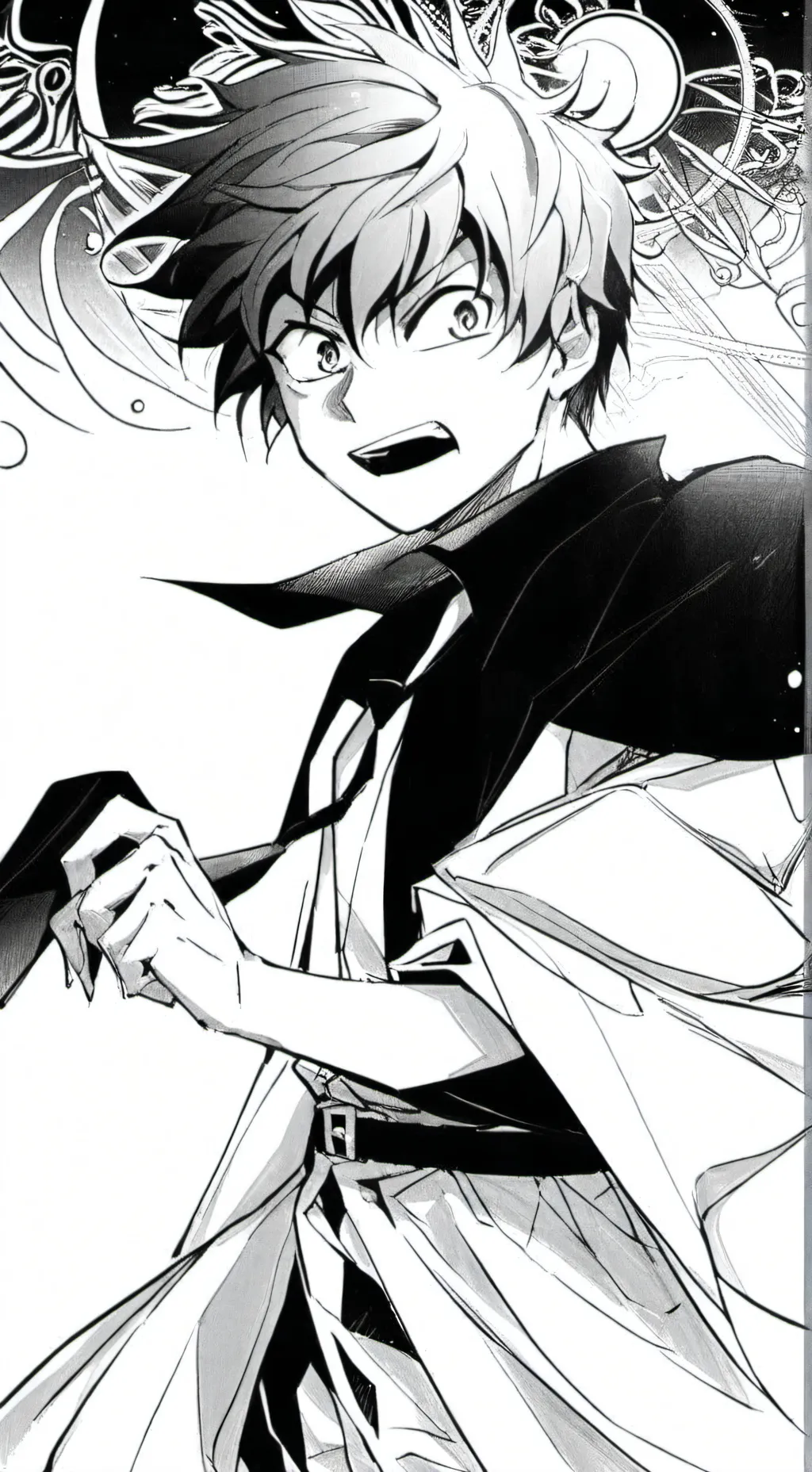 ai character: Bakugo  background