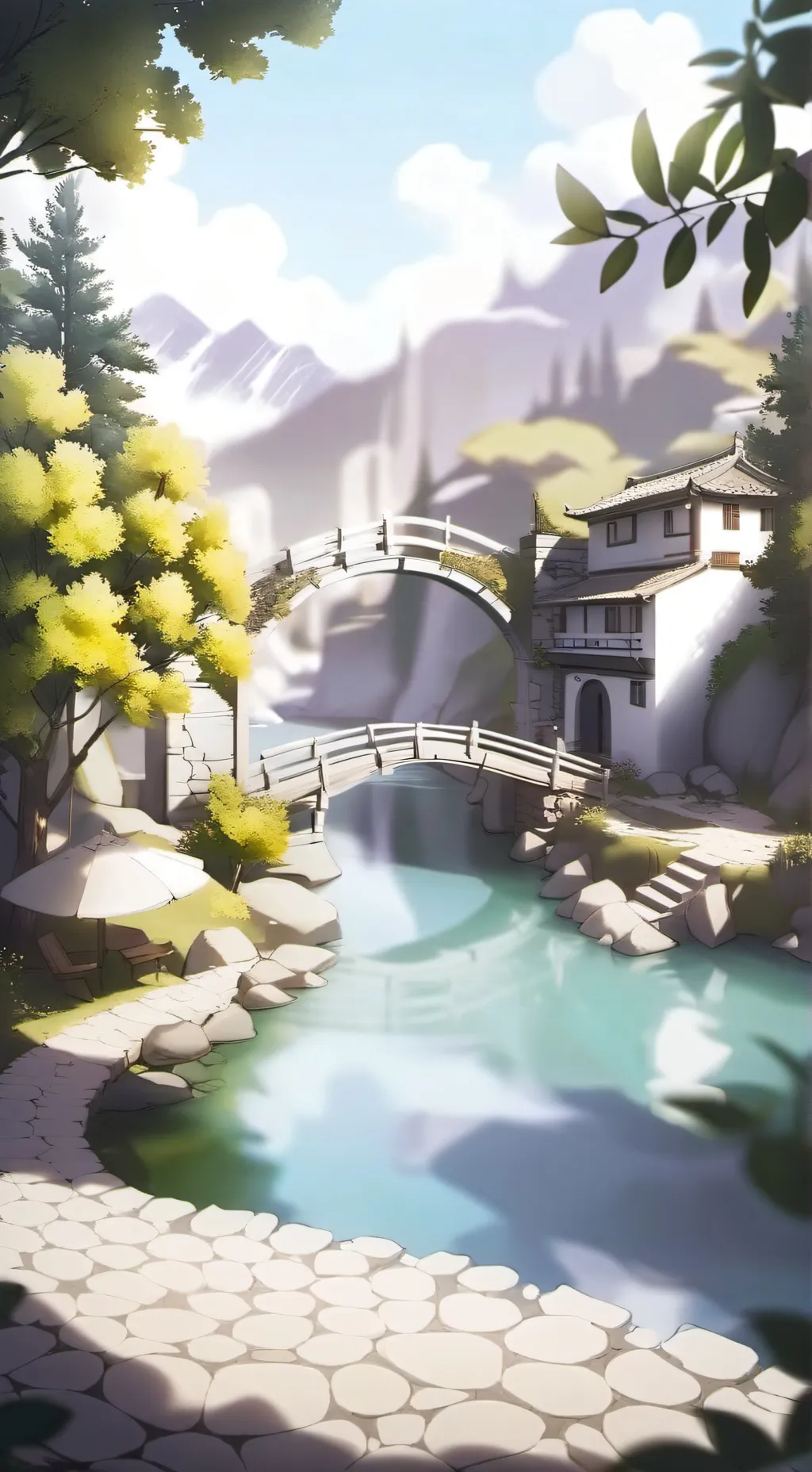 ai character: choque de universo background