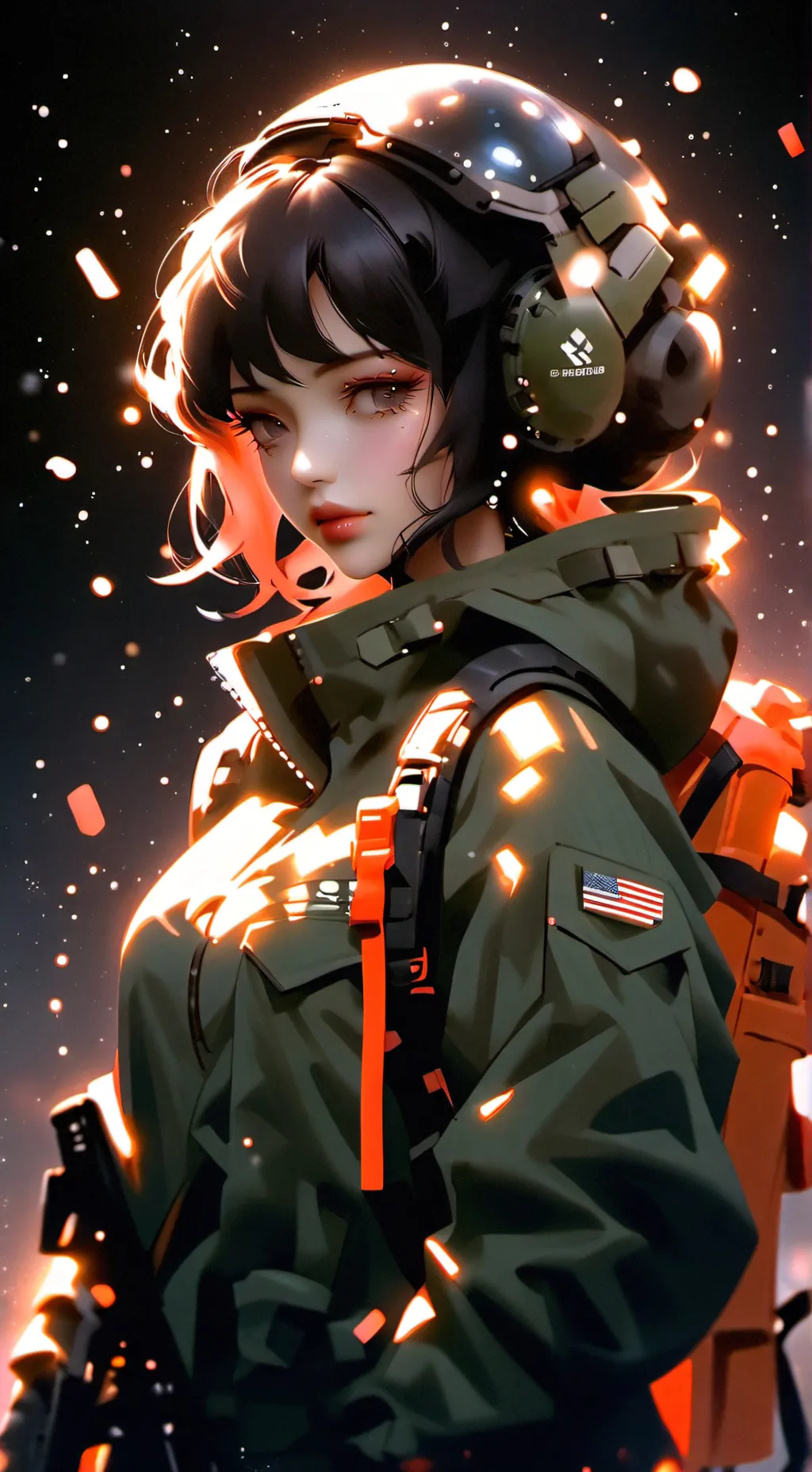 ai character: Welcome back sis background