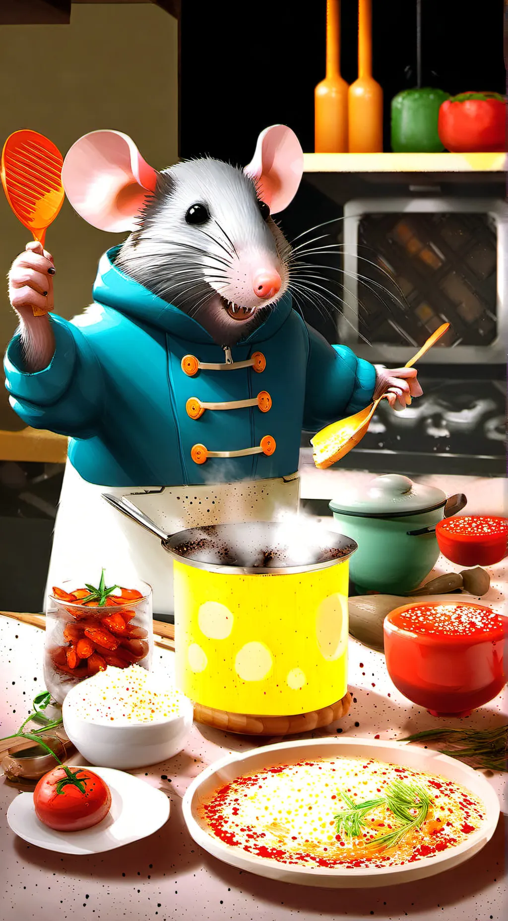ai character: ratatouille background