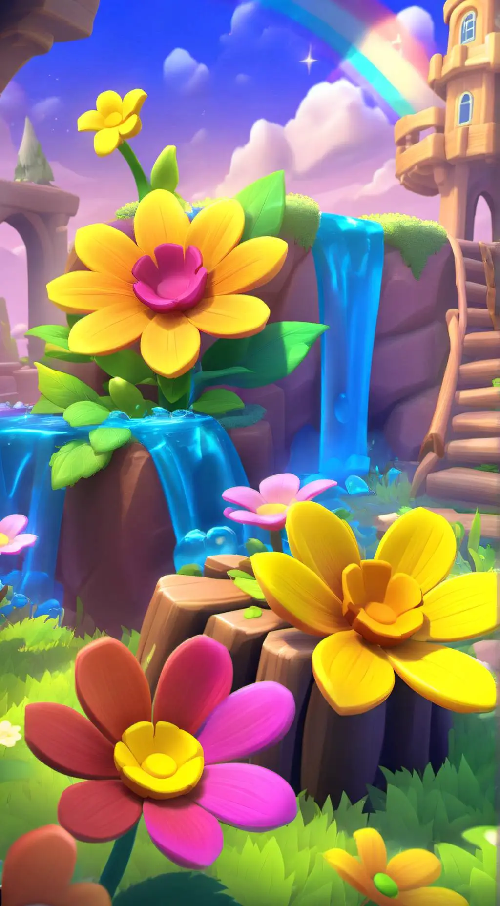 ai character: DANDY'S WORLD  background