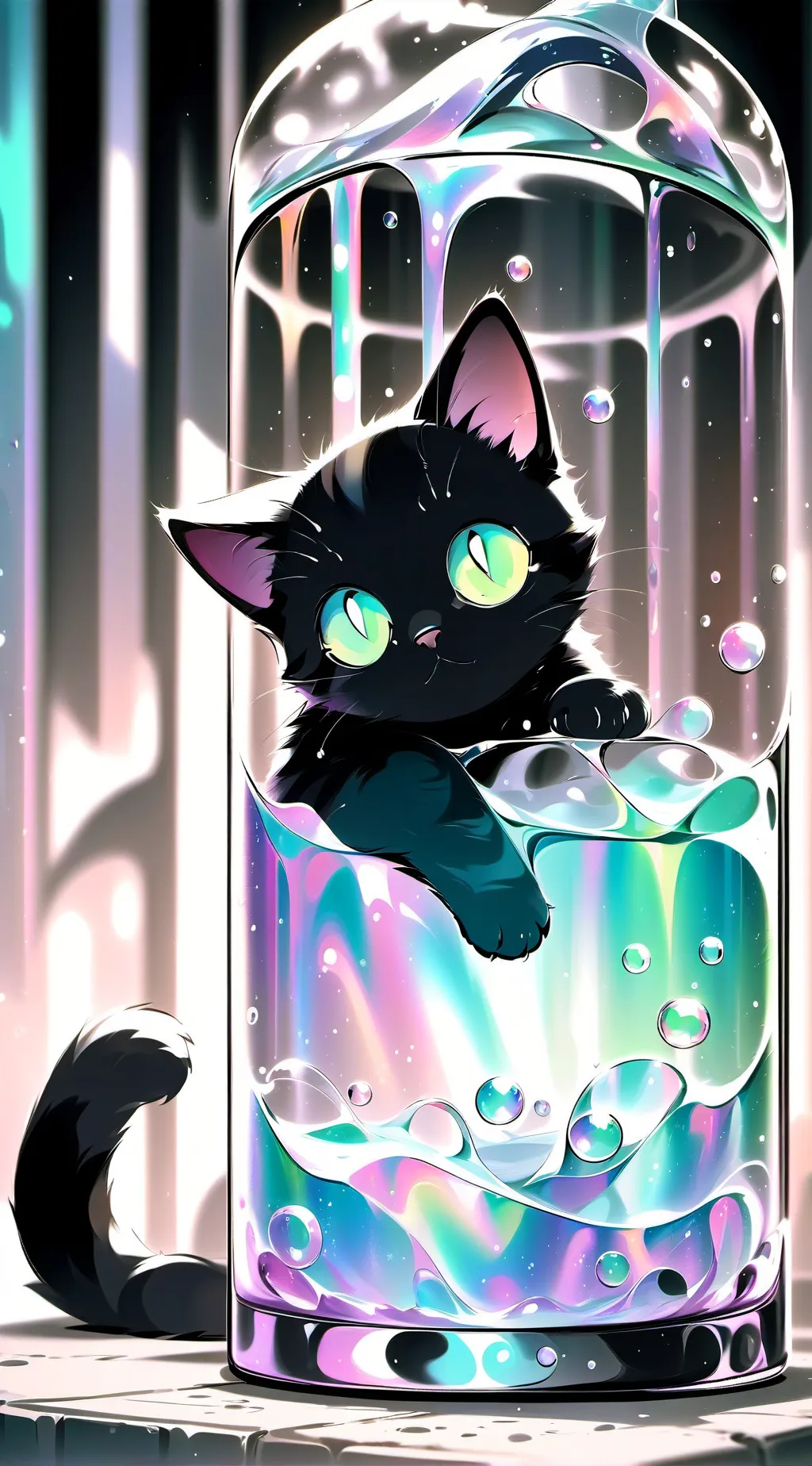 ai character: Kitty background