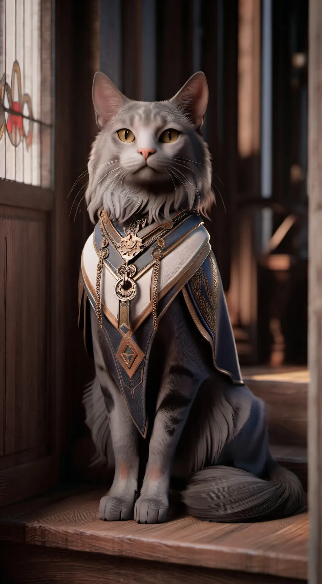 ai character: Gray x wenda background