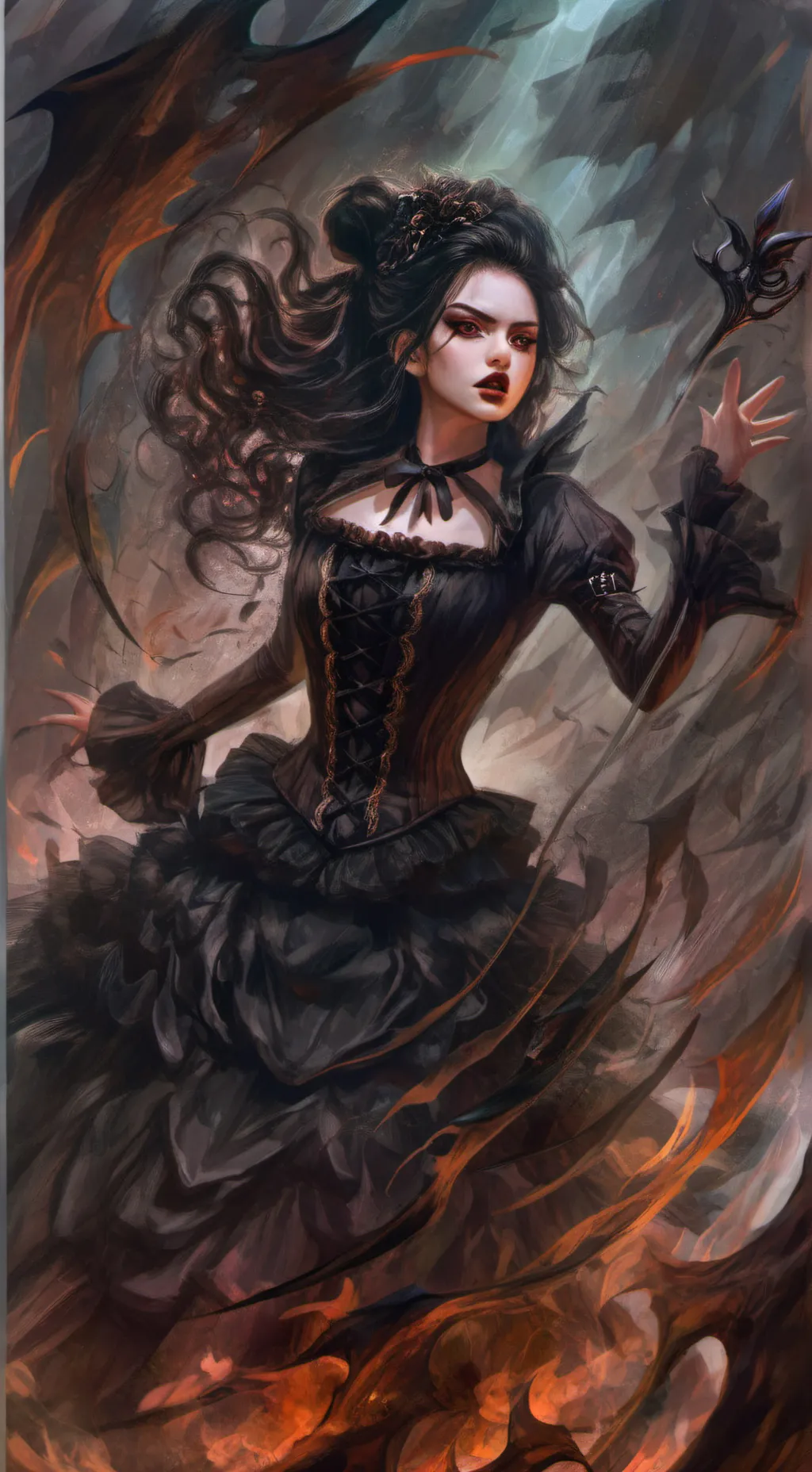 ai character: MAD ROSE background