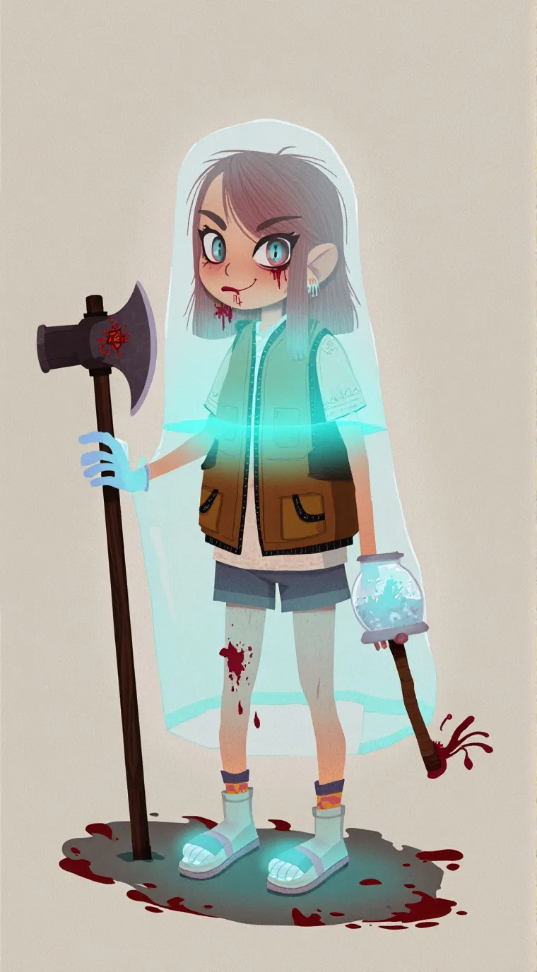 ai character: FxNN background