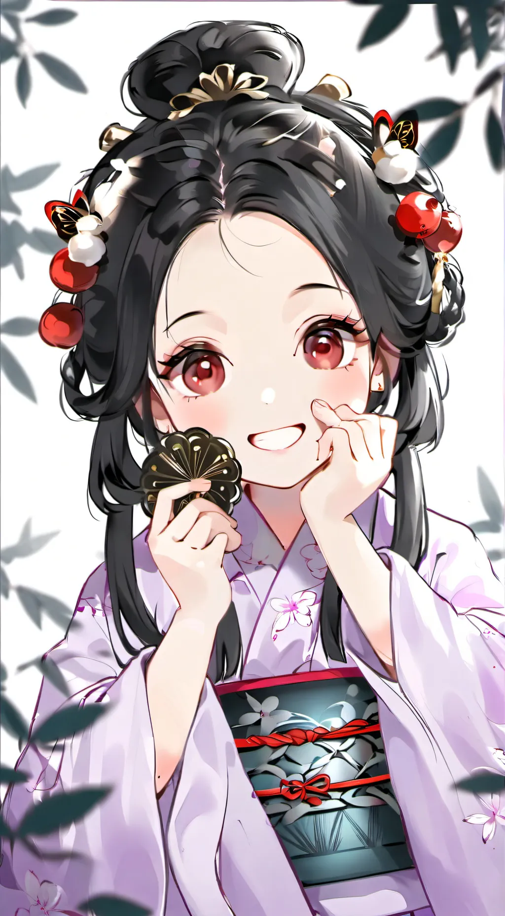 ai character: baby nezuko background