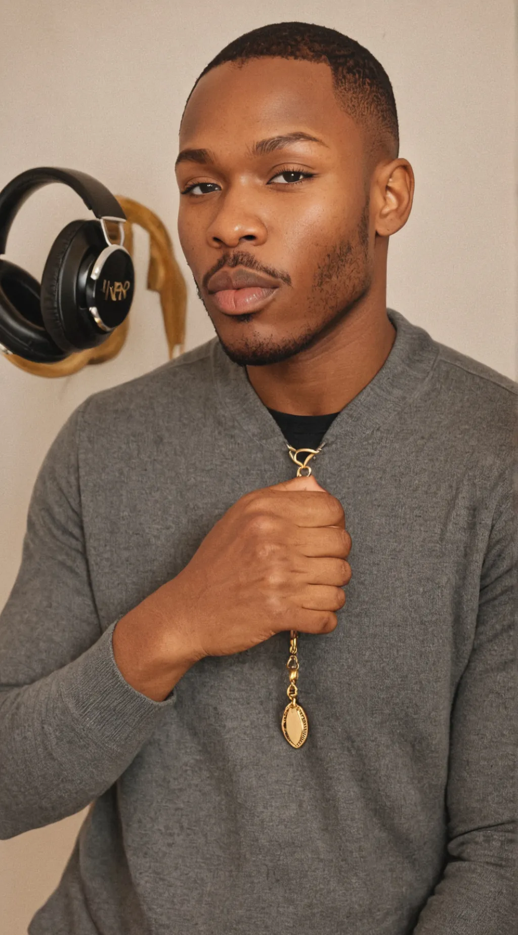 ai character: A podcast background