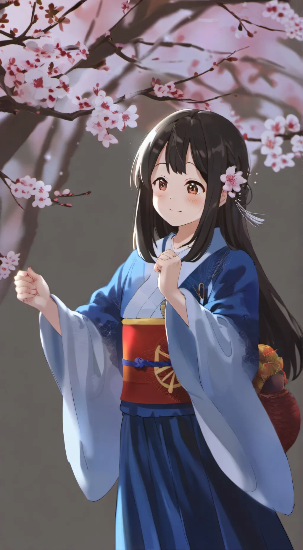 ai character: Hitori Bocchi  background