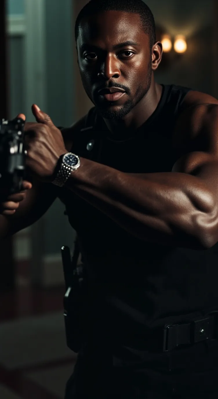 ai character: Security Guard background