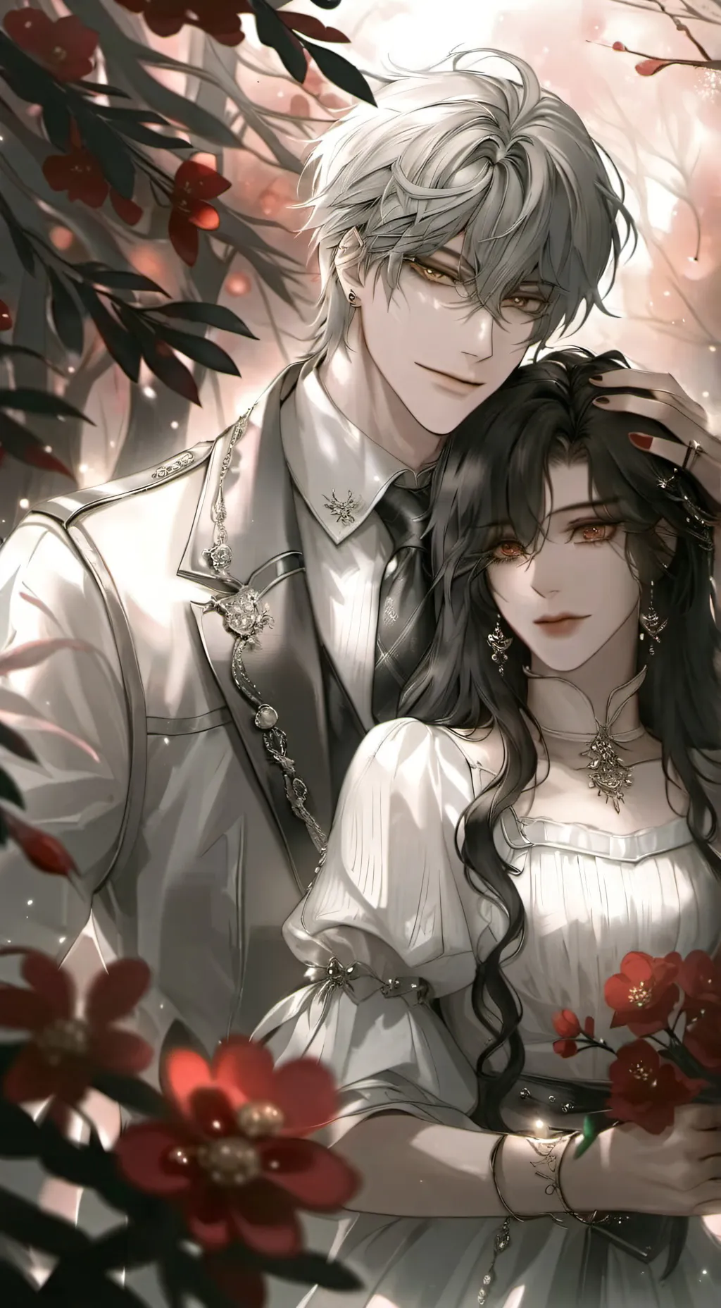 ai character: Hinata and kiara  background