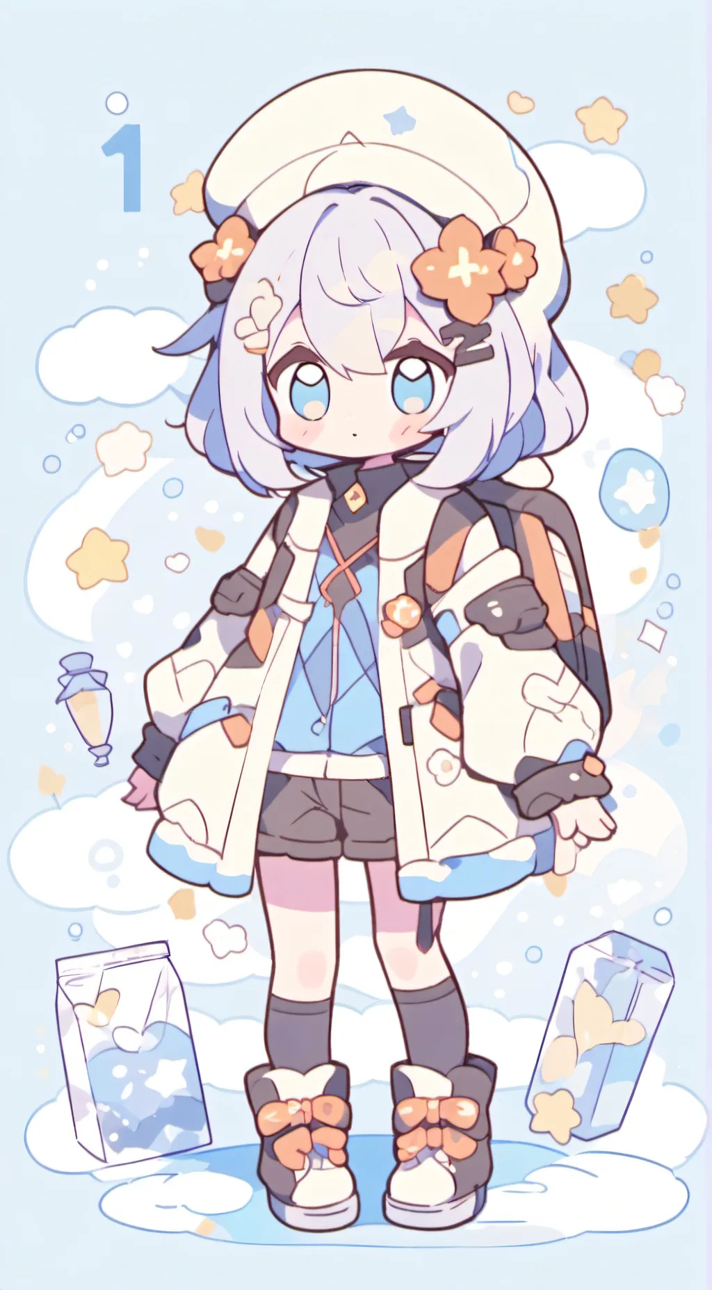 ai character: emilia background