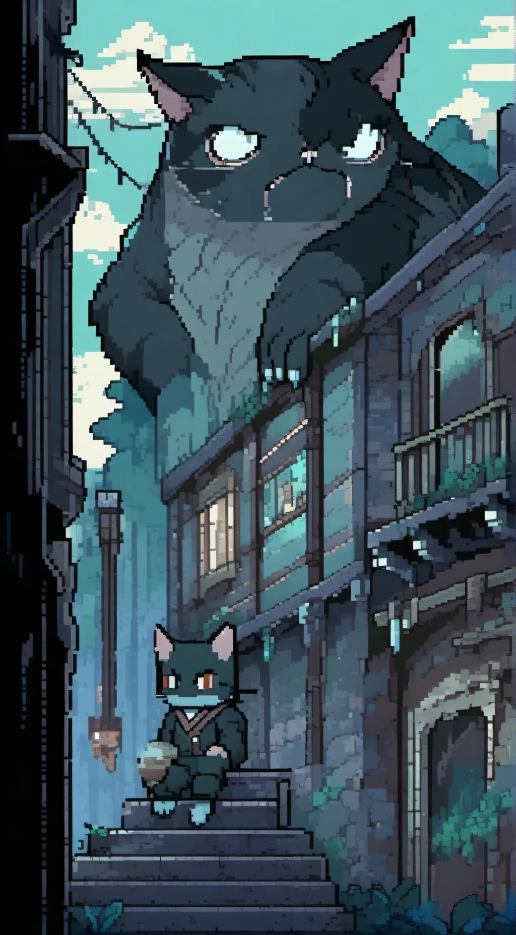 ai character: gorefield  background