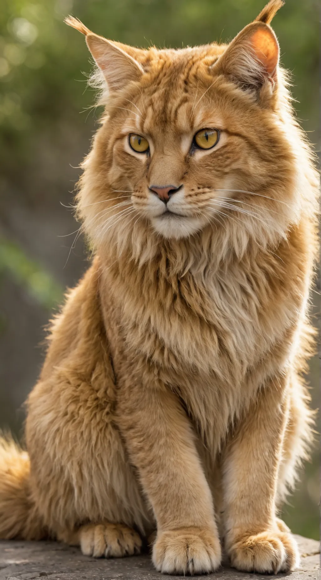 ai character: Lionblaze background