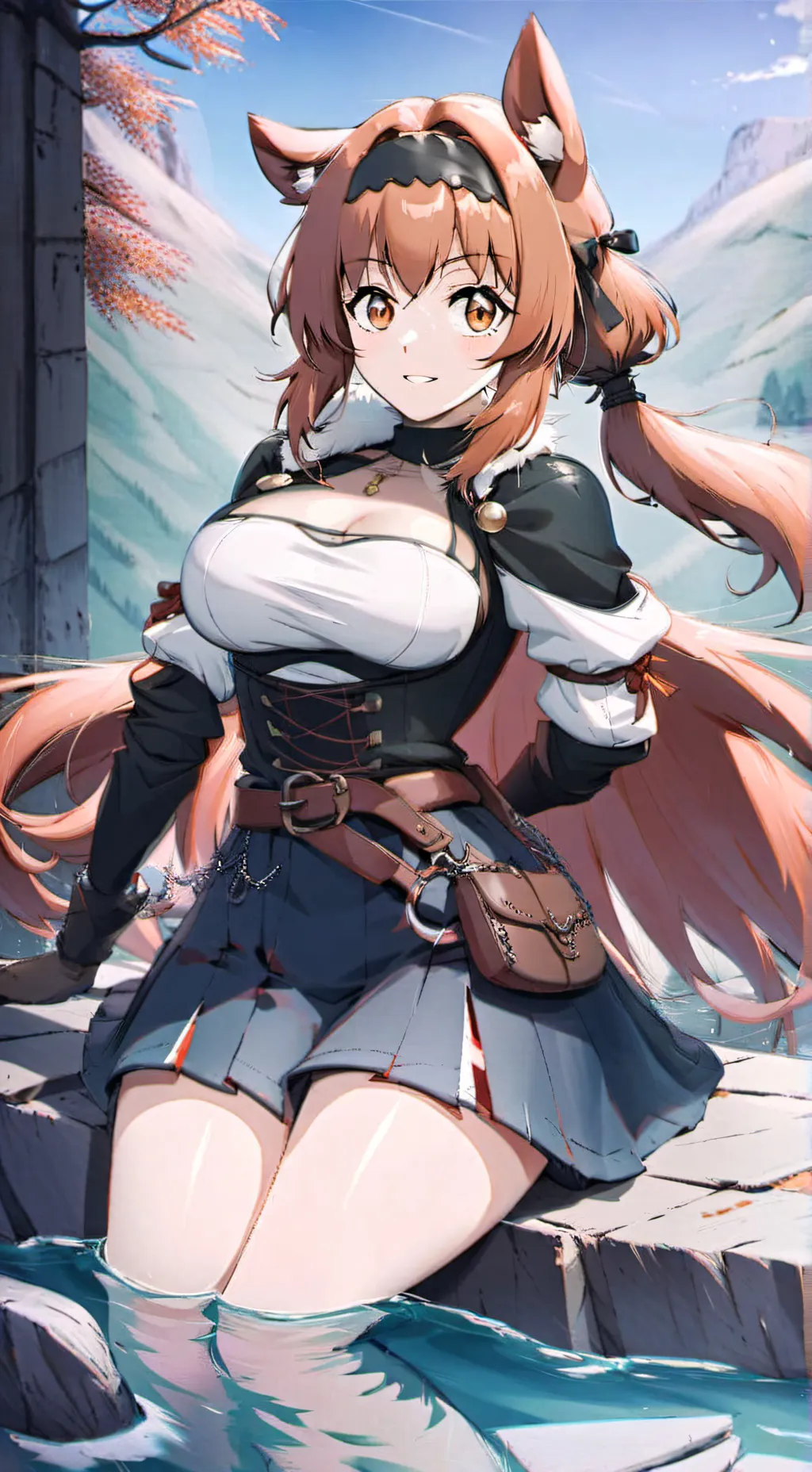 ai character: Raphtalia  background