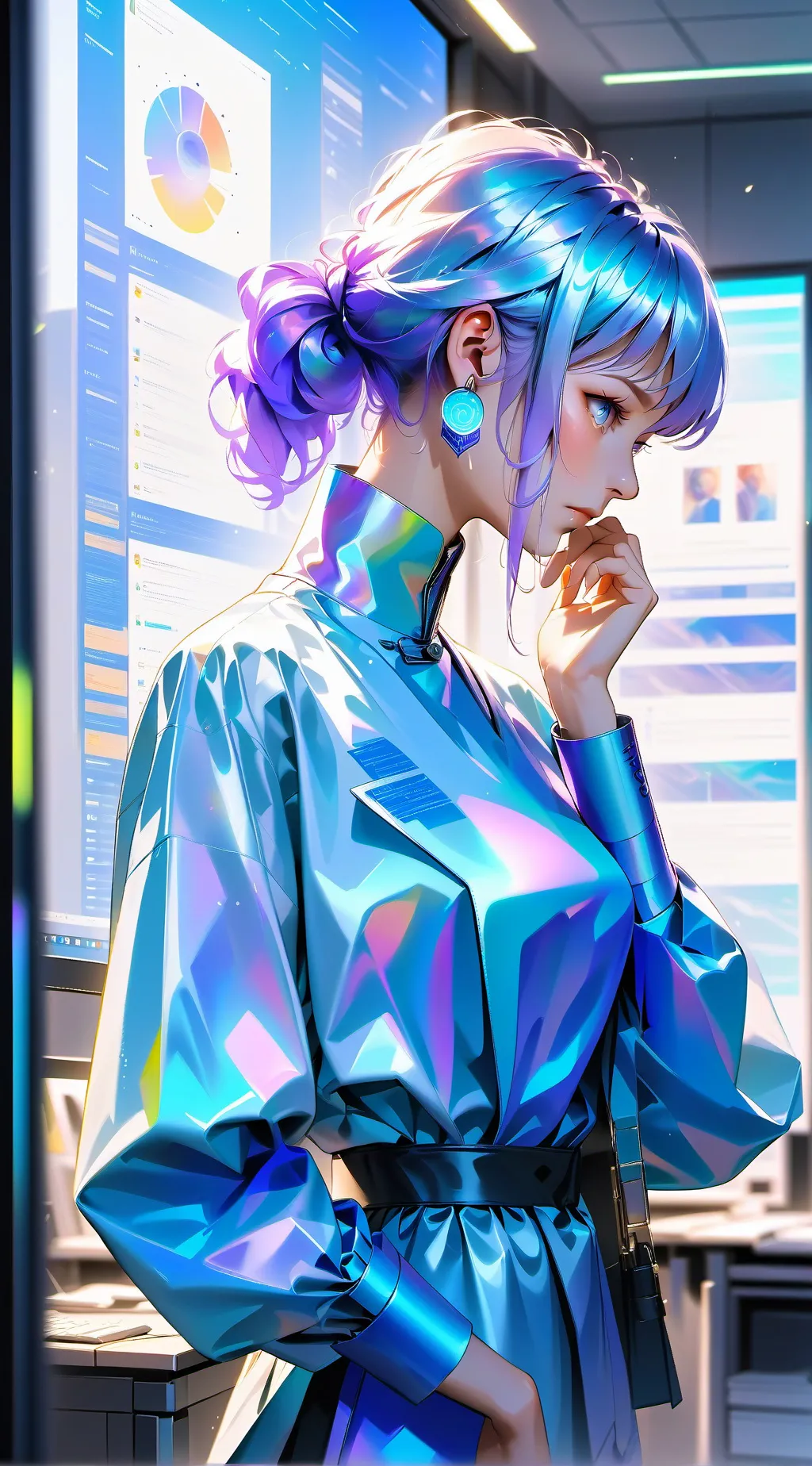 ai character: güzel kız background