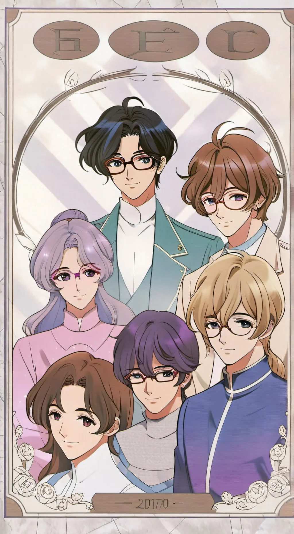 ai character: los signos zodiaca background