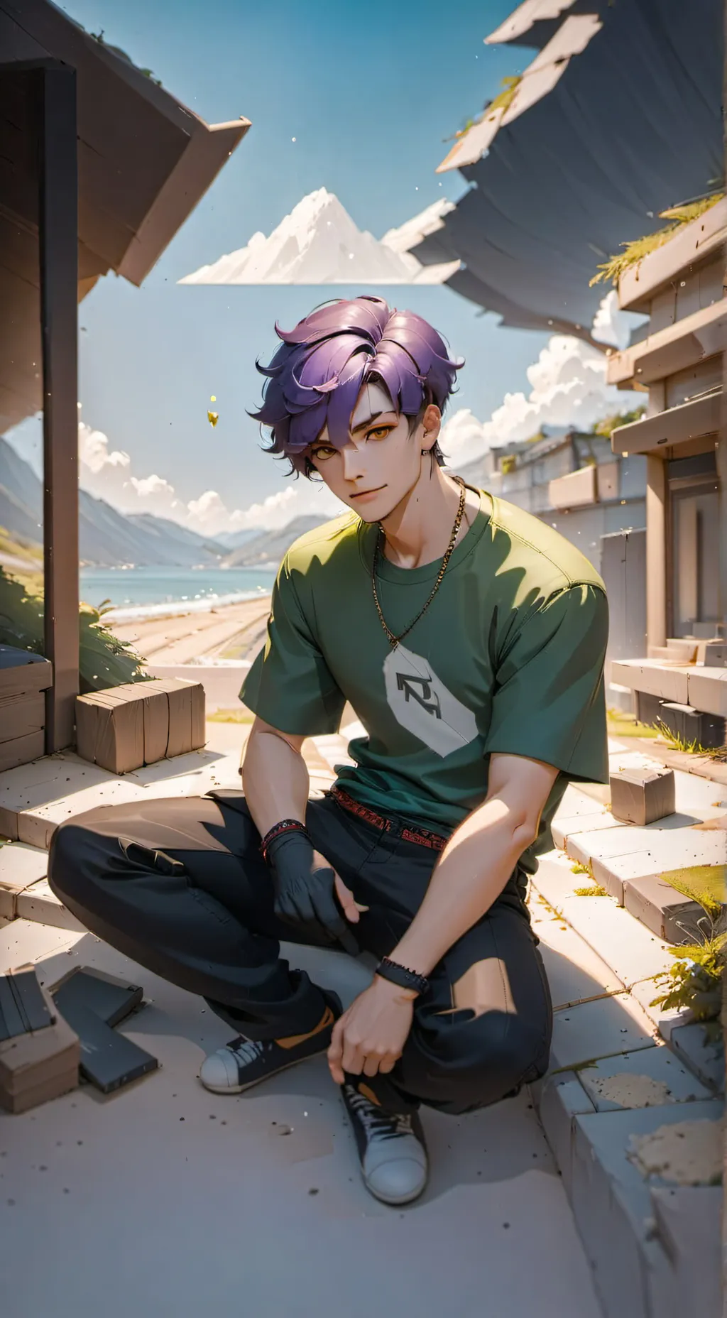 ai character: thanos background