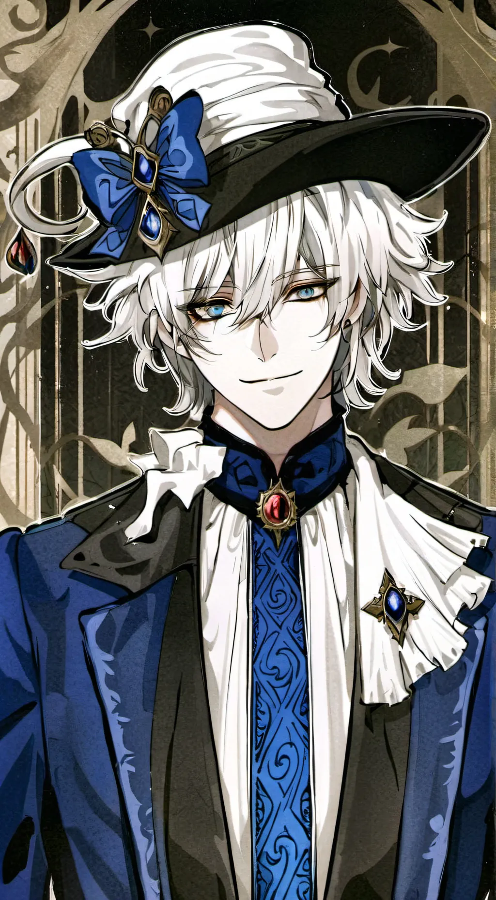 ai character: Shadow milk cookie background