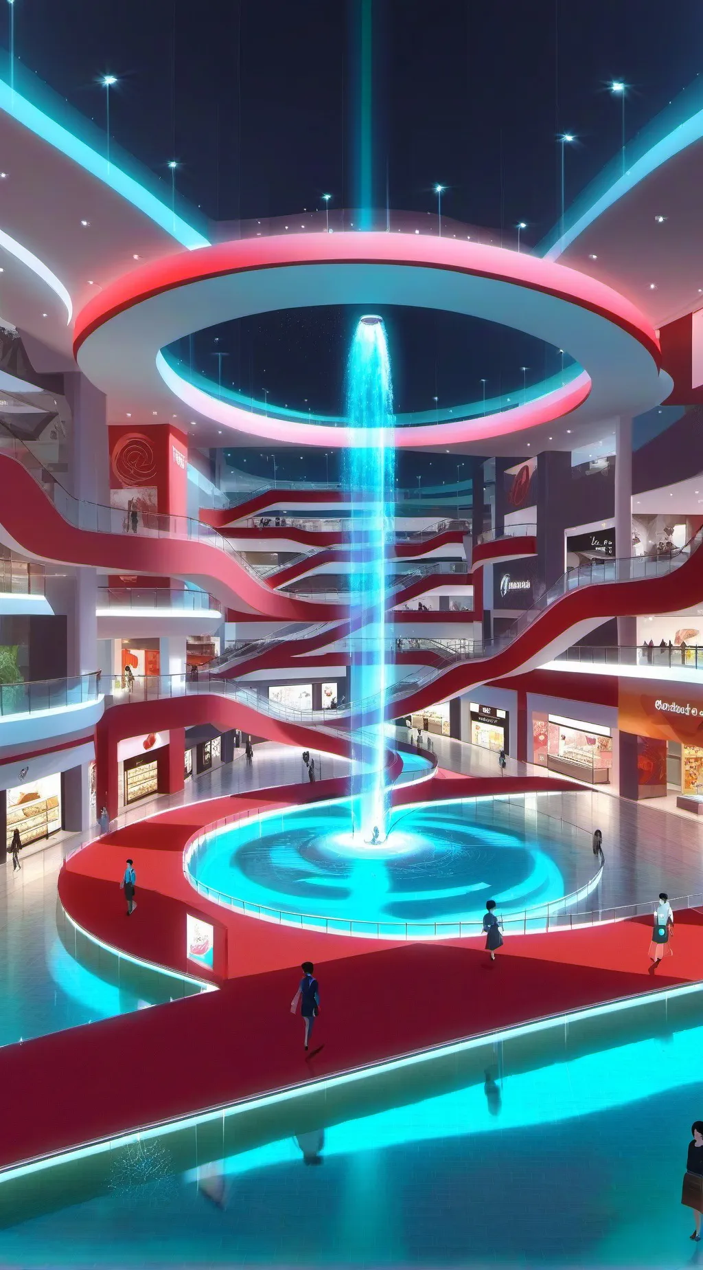 ai character: Genshin modern au background