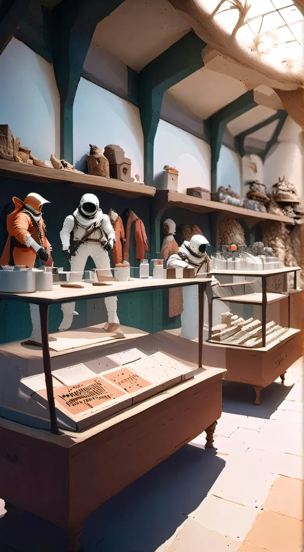 ai character: Titan 13 toys background