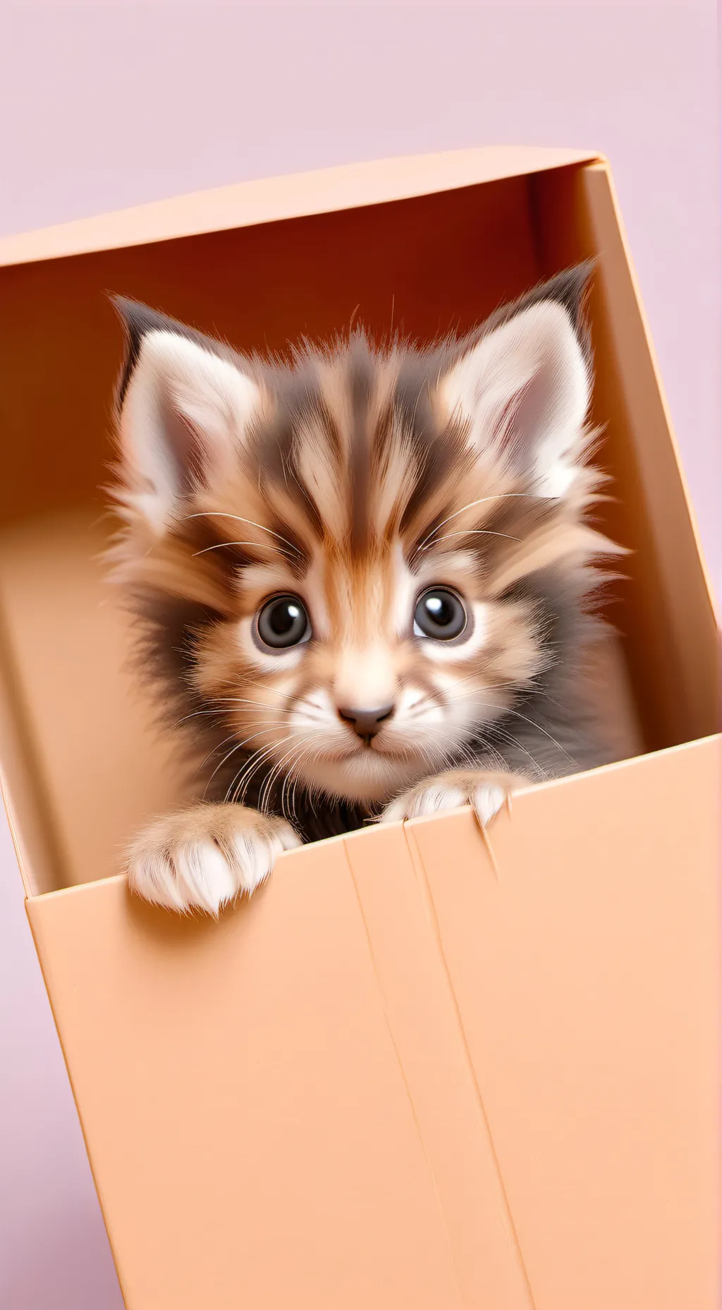 ai character: kitty running in 📦 background