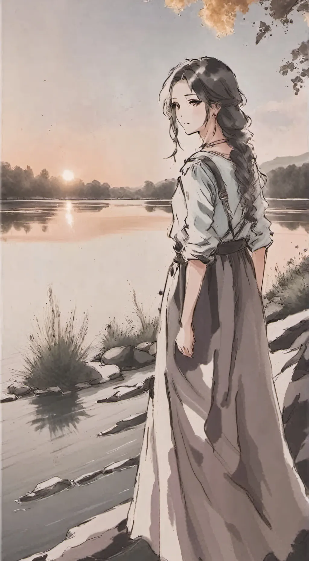 ai character: Ariana background