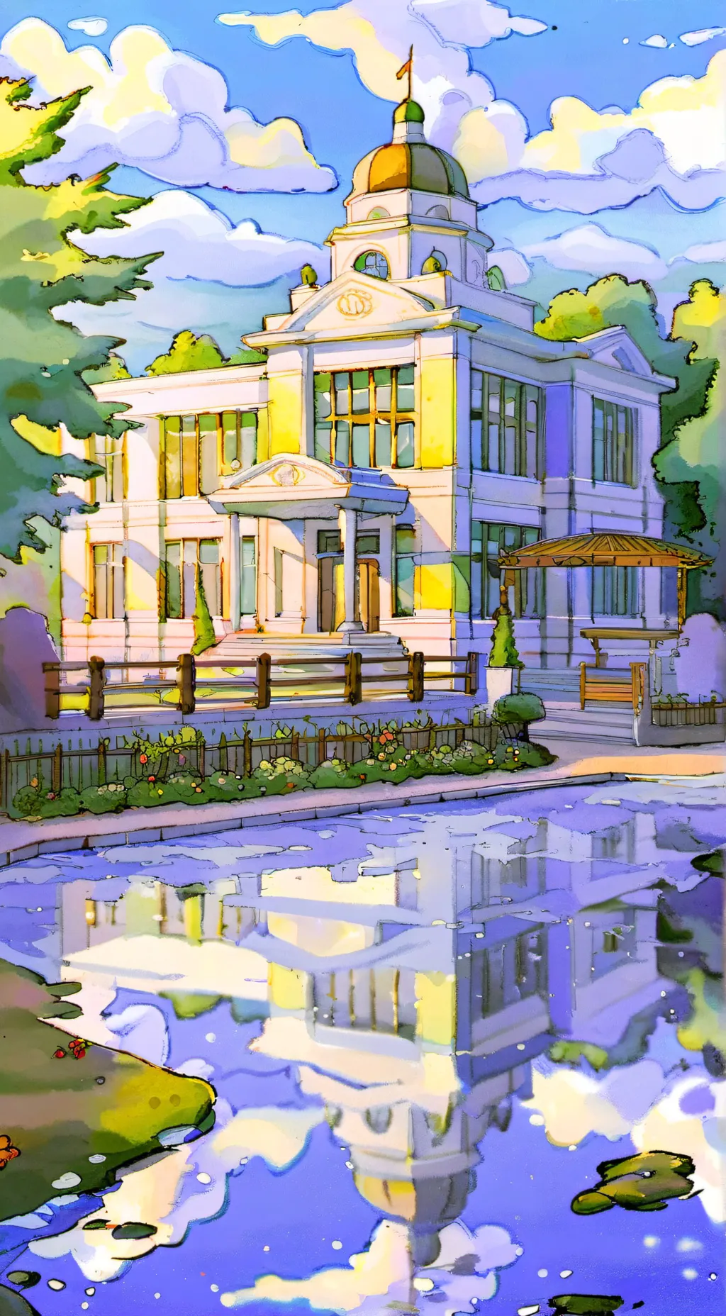 ai character: sc school  background