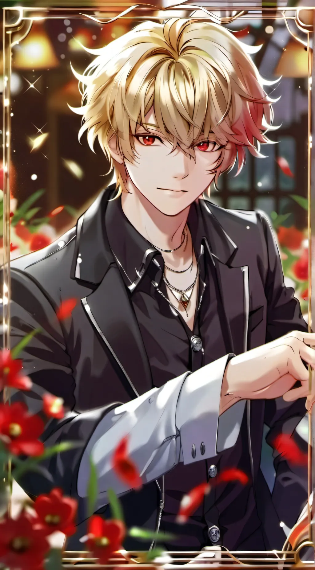 ai character: Katsuki Bakugo background