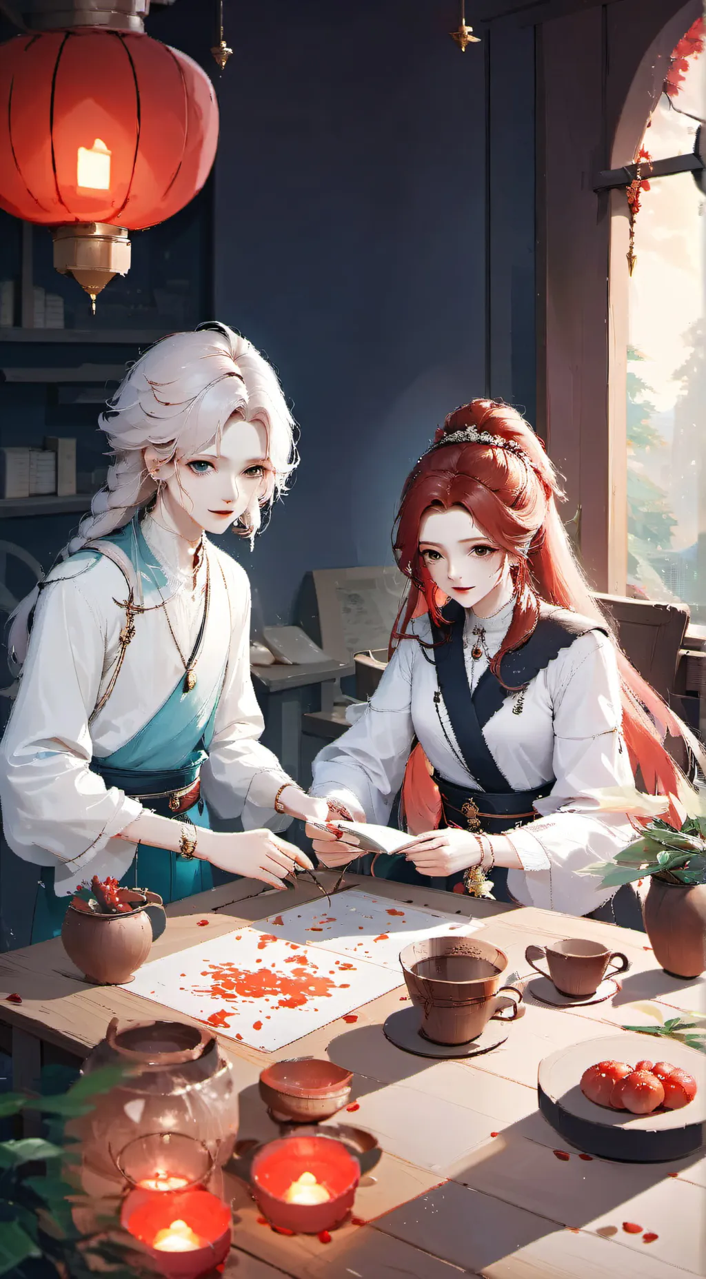 ai character: sereia ariel background