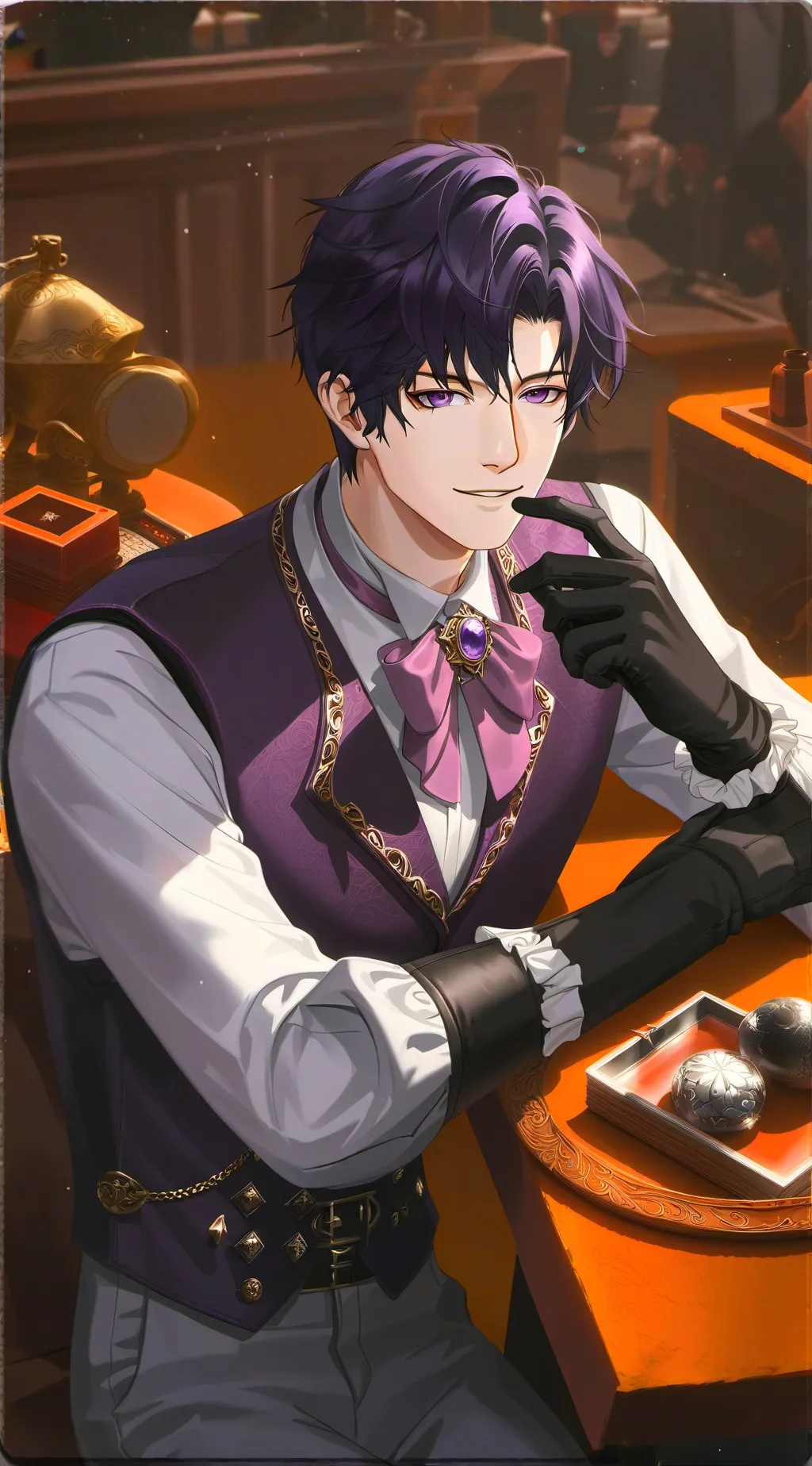 ai character: Mikazuki Arion background