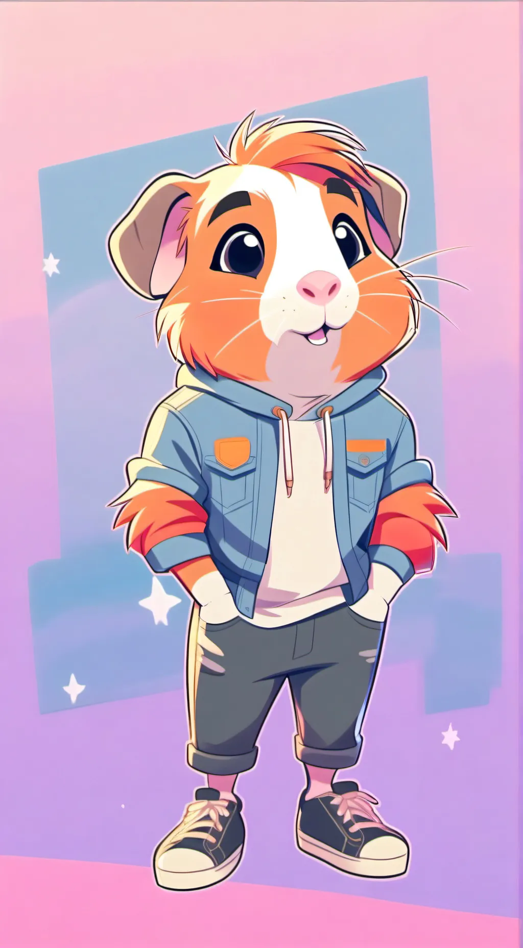 ai character: Charli~3 background