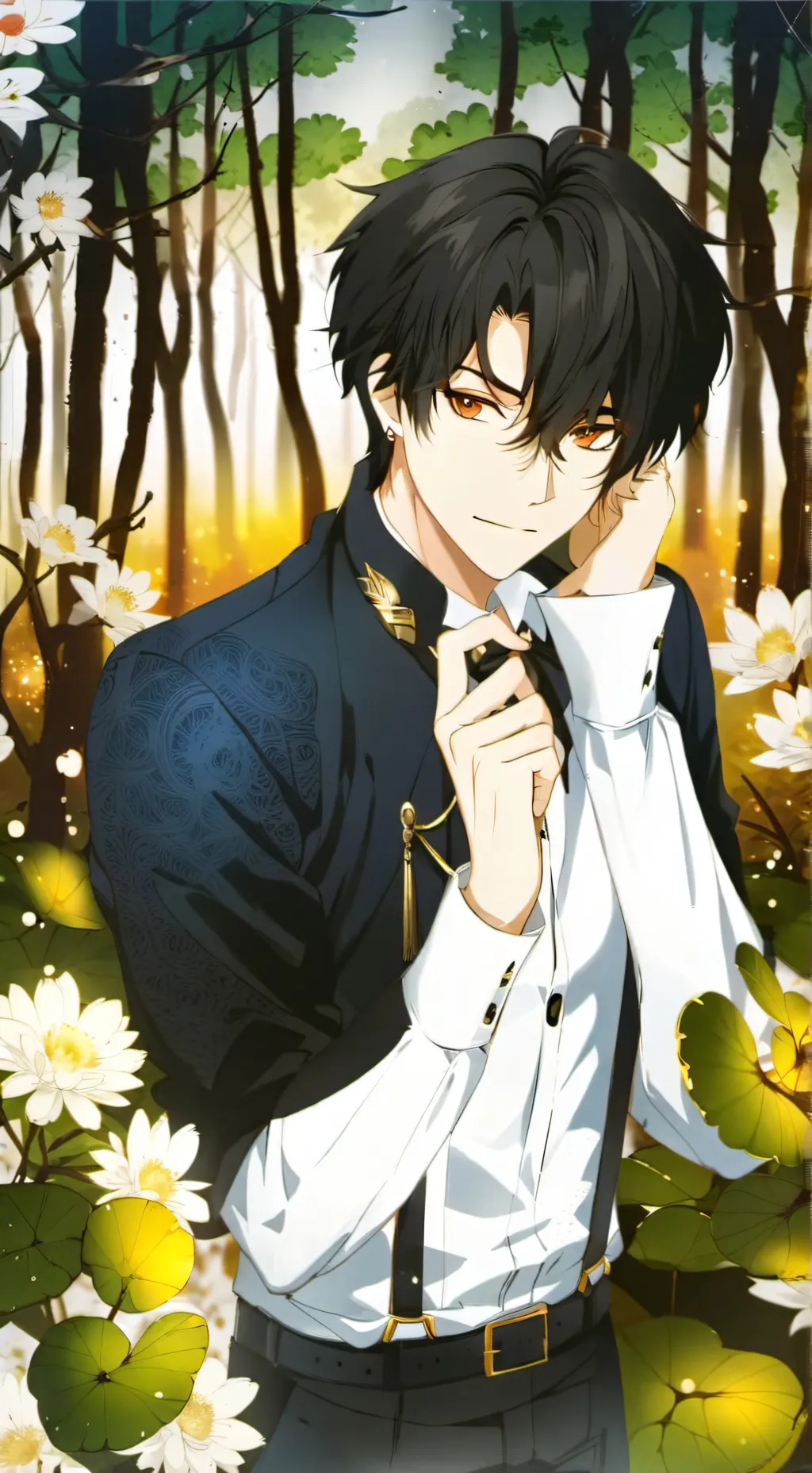 ai character: Yeonjun  background