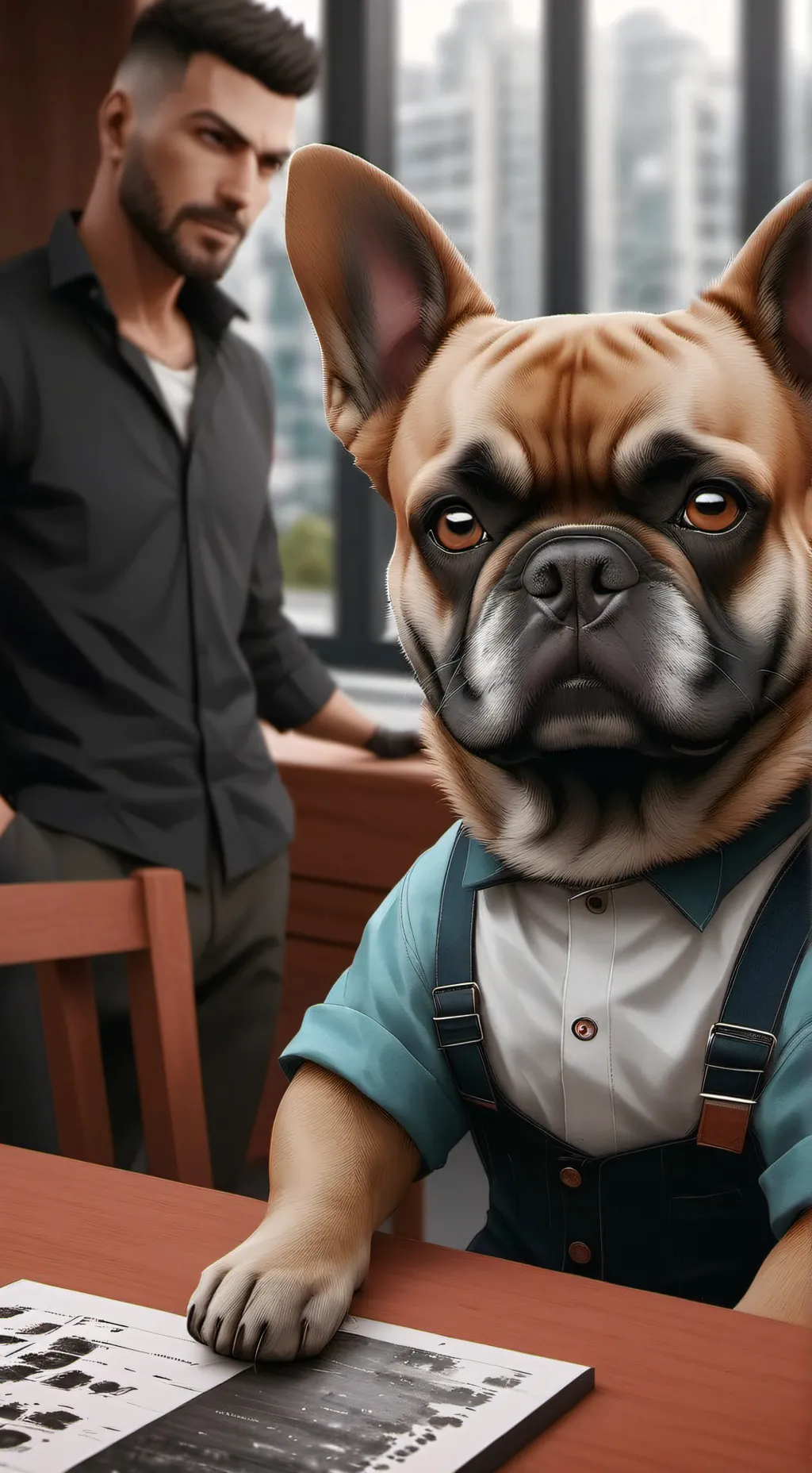 ai character: KJ background