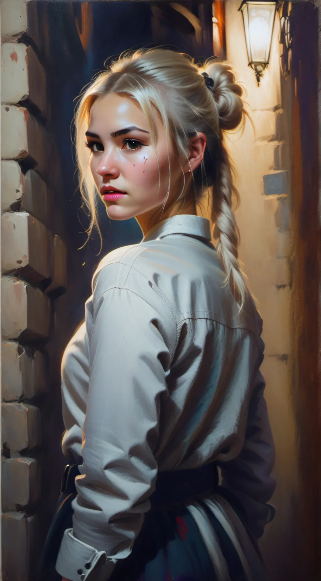 ai character: Žaneta  background