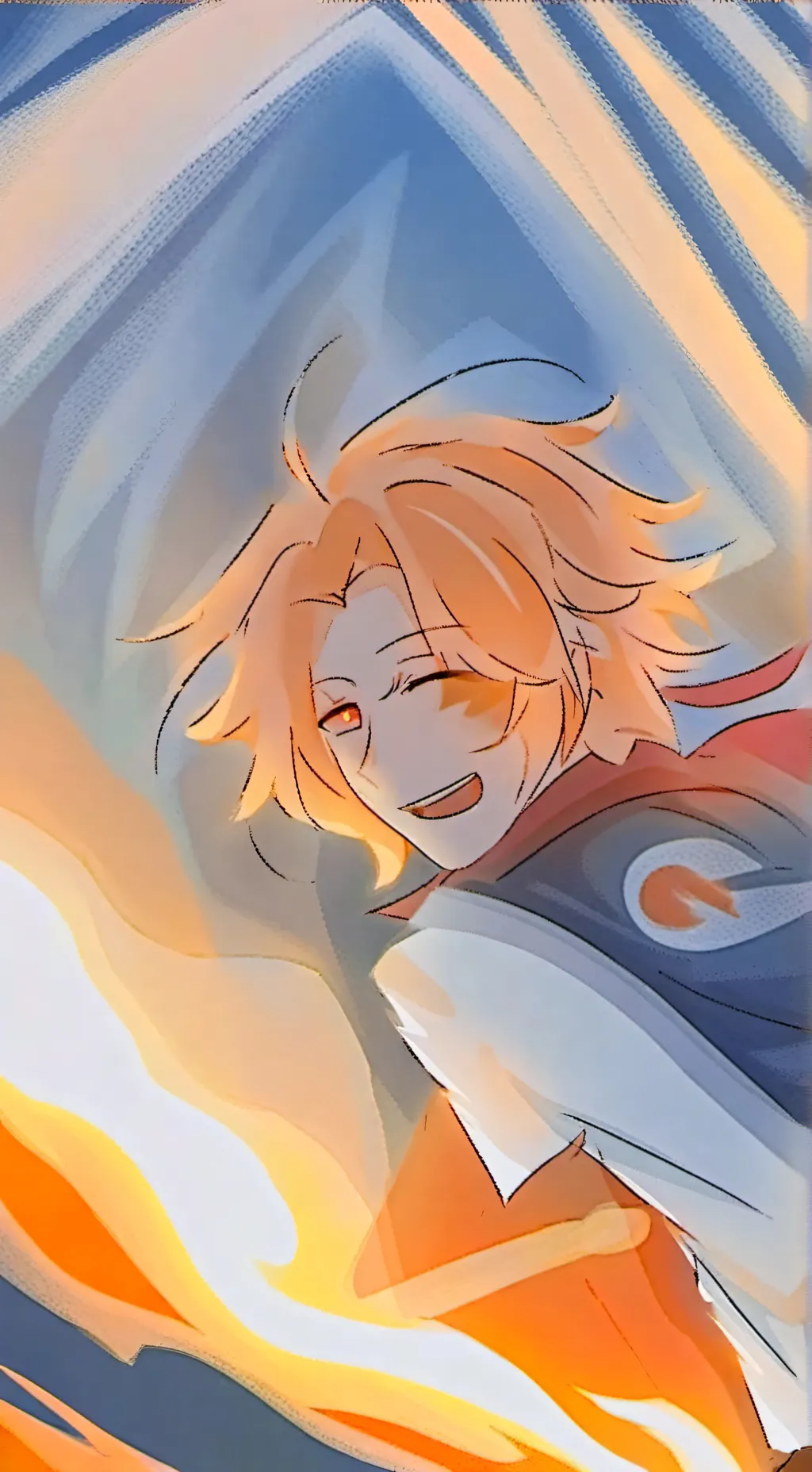 ai character: Sanji background