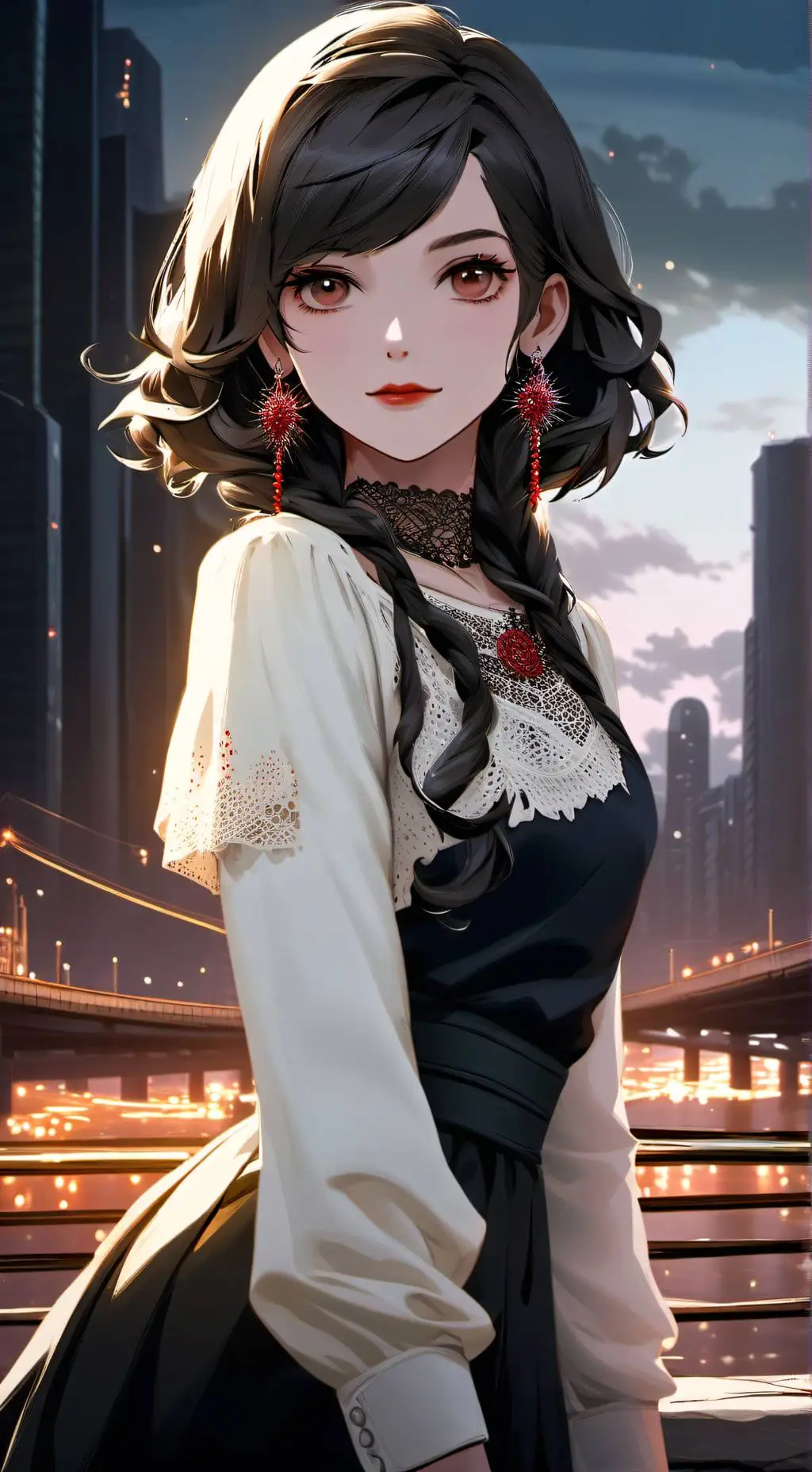 ai character: Yukari  background