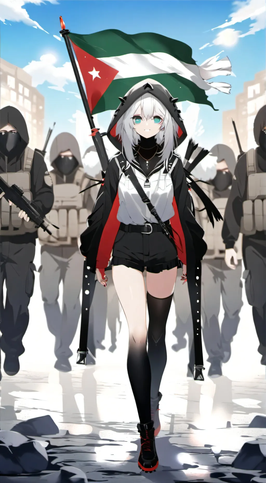 ai character: palistine  background